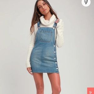 Free People Louise Light Denim Skirtall